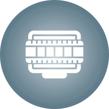 Masaüstü Bilgisayar Web simgesi vektör çizimi