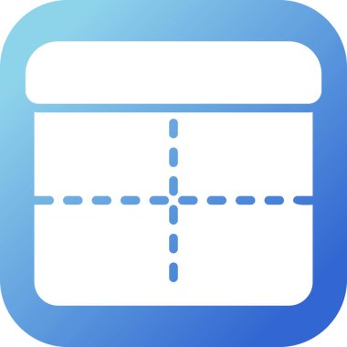 Beyaz Arkaplanda Web Sayfası Kenarlıkları Simgesi İzole Edildi 