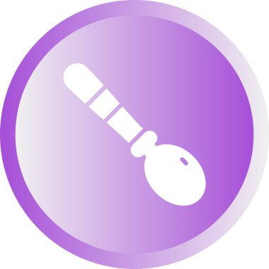 Kaşık. Web simgesi basit illüstrasyon