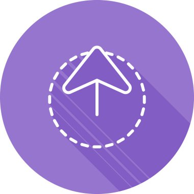 ok simgesi, vektör illüstrasyonu 