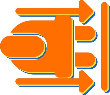 Fiş. Web simgesi basit illüstrasyon