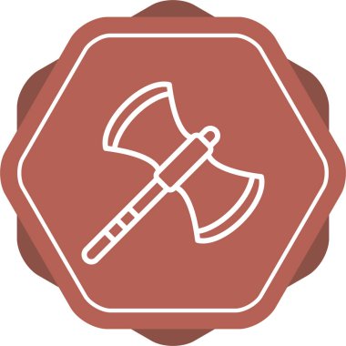 Balta. Web simgesi basit illüstrasyon