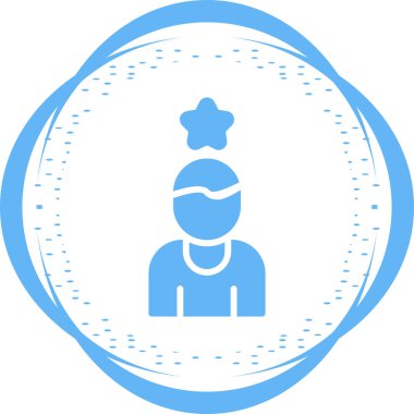 Üstün ağ simgesi vektör illüstrasyonu