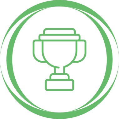 Kupa simge vektör çizim 