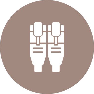 Ethernet web simgesinin vektör illüstrasyonu