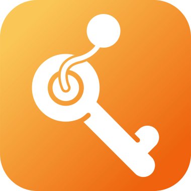 anahtar web simge vektör çizim