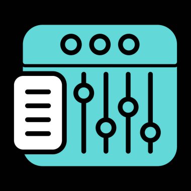 Tarayıcı web simgesi, basit illüstrasyon