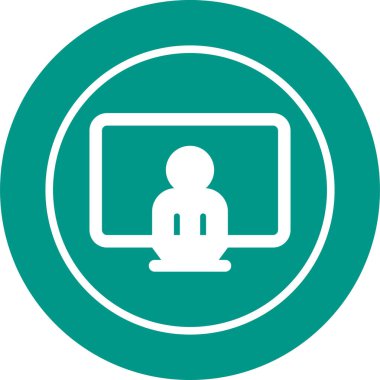 user icon, vector illustration simple design