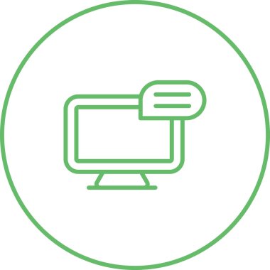 Bilgisayar web simge vektör çizim
