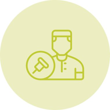 user icon, vector illustration simple design