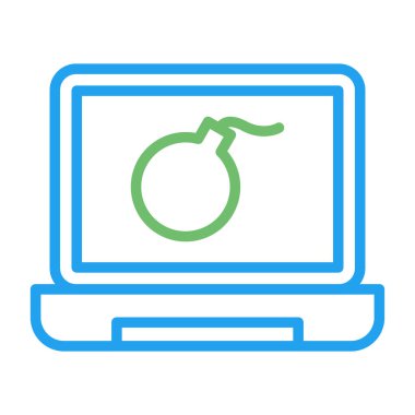 Siber Güvenlik Tehdit ikonu. Dijital güvenlik doğrulama konsepti. Yetki için 3D parmak taraması, kimlik siberi güvenli. 3d parmak izi tarama işareti vektör çizimi çizimi