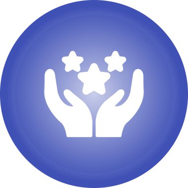 Glory web simgesinin vektör illüstrasyonu