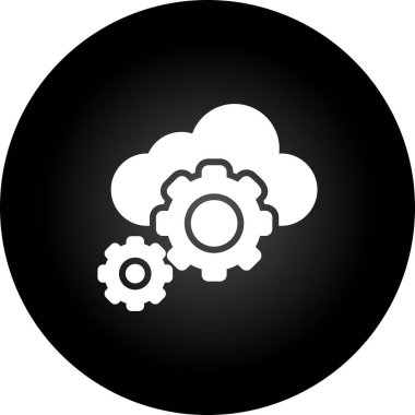  Bulut Orkestrasyonu Web simgesi Basit tasarım