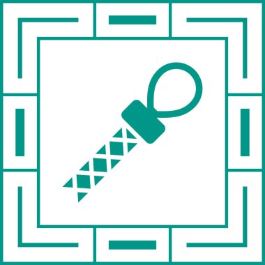 Kablo Kavrama simgesi, vektör illüstrasyonu