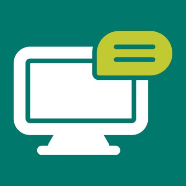 Bilgisayar web simge vektör çizim