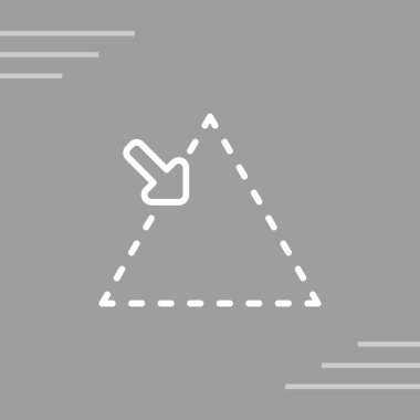 Simge, vektör illüstrasyonu basit tasarımı seç