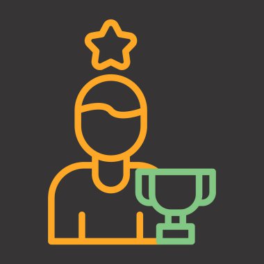 Usta ağ simgesinin vektör illüstrasyonu