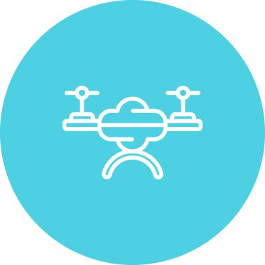 İHA. Web simgesi basit illüstrasyon