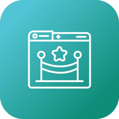 Olay Web simgesi, basit illüstrasyon