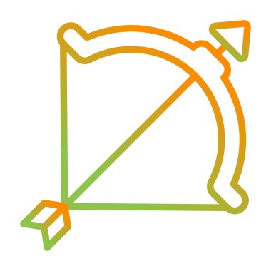 Yay ve ok simge vektör çizim 