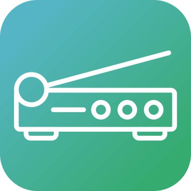 Slayt Tarayıcı web simgesi, vektör illüstrasyonu