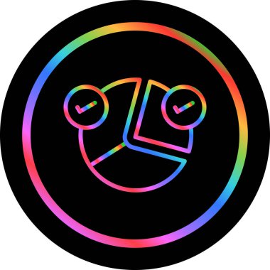 Pazar Segmentasyon vektör resimleme simgesi