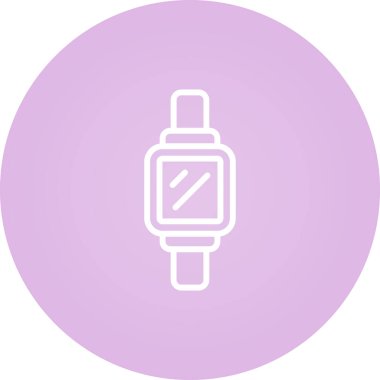 Modern Smartwatch simgesinin vektör çizimi    