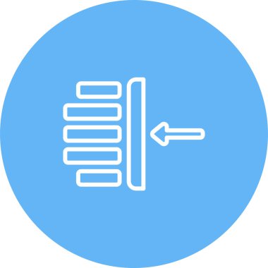 margin web simgesi, vektör illüstrasyon tasarımı 