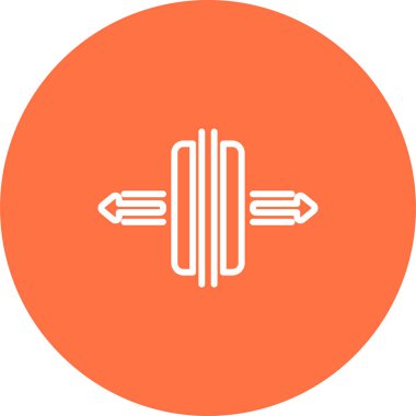 Boşluk. Web simgesi basit illüstrasyon