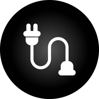 kablo bağlantı simgesi web illüstrasyonu