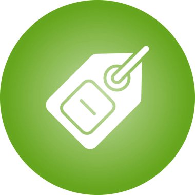 etiket web simgesi vektör illüstrasyonu 