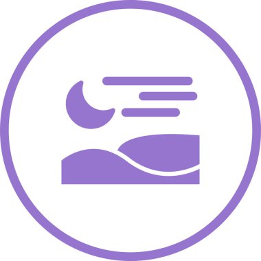 Valley Web simgesi vektör illüstrasyonu 