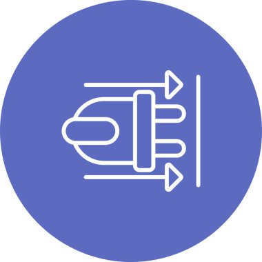 Fiş. Web simgesi basit illüstrasyon