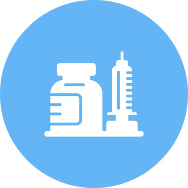 - Uyuşturucu. Web simgesi basit illüstrasyon