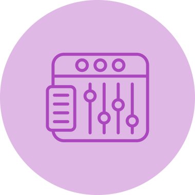 Moda biçimi izole edilmiş arkaplanda tarayıcı simgesi