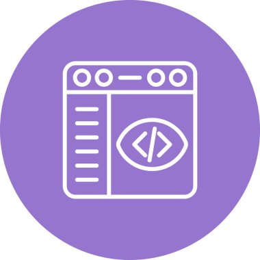 Moda biçimi izole edilmiş arkaplanda tarayıcı simgesi