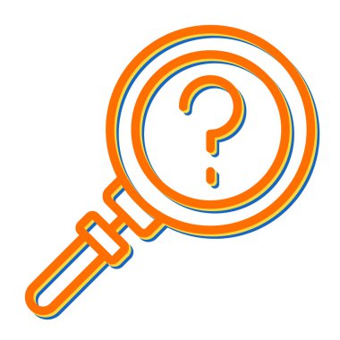 arama web simgesi, büyüteç düğmesi, yakınlaştırma sembolü, beyaz arkaplanda vektör illüstrasyonu  