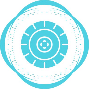 hedef ağ simgesi, vektör illüstrasyonu