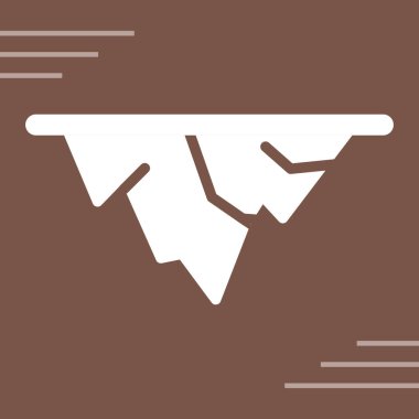 Stalactite ağ simgesinin vektör illüstrasyonu