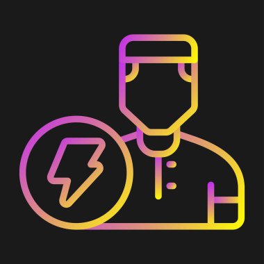 user icon, vector illustration simple design
