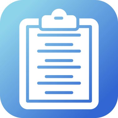 Yazı tahtası. Web simgesi basit illüstrasyon