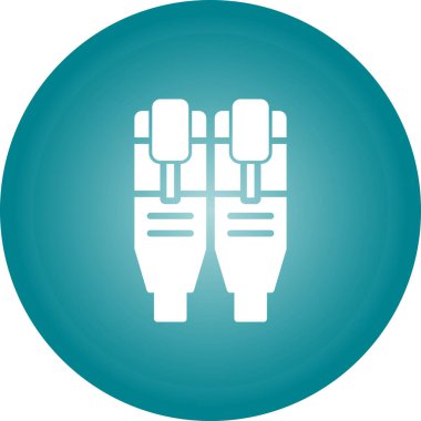 Ethernet web simgesinin vektör illüstrasyonu