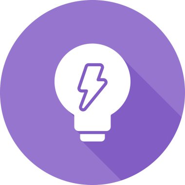 Bir fikrim var. Web simgesi basit illüstrasyon 