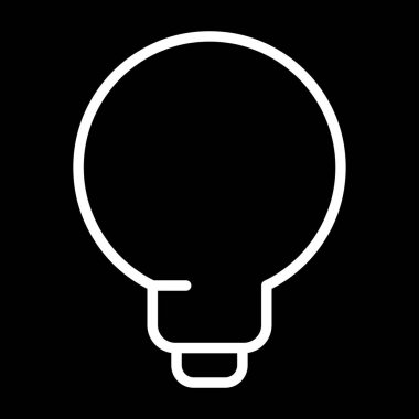  Ampul simgesi. vektör çizimi tasarımı