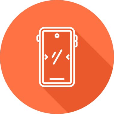 Akıllı telefon simgesinin vektör illüstrasyonu 