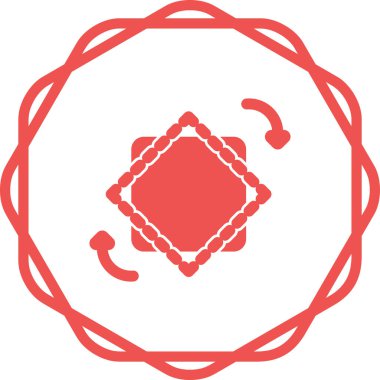 Sembolü çevir. Web simgesi basit tasarım