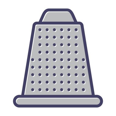 grater simgesi, web basit illüstrasyon