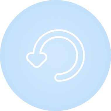 Sembolü çevir. Web simgesi basit tasarım