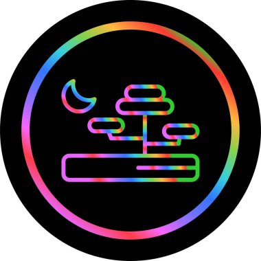 Savanna web simgesi illüstrasyonu