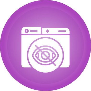 Özel. Web simgesi basit illüstrasyon